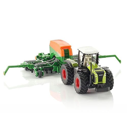 Модель трактора с сеялкой, 1:87  